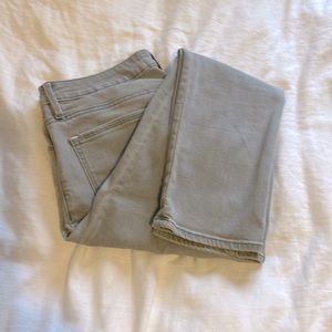 Athleta light gray jeans